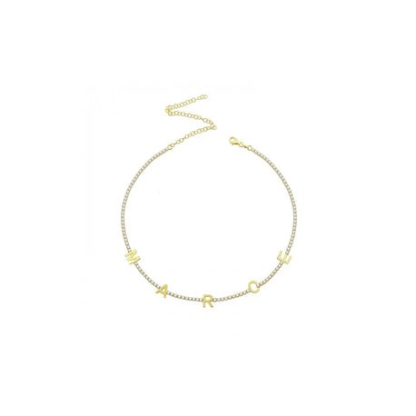Name Tennis Necklace
