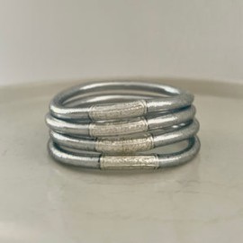 Lucky Silver Thai Bangles