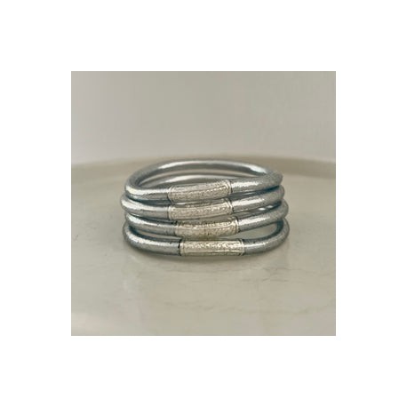 Lucky Silver Thai Bangles