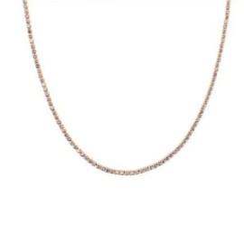 Gold Lilac Mini Tennis Necklace