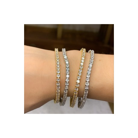 Gold Tennis Bracelet