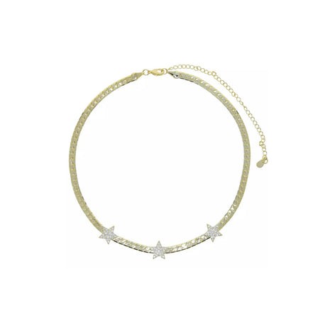 Star Herringbone Choker