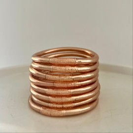 Lucky Champagne Thai Bangles
