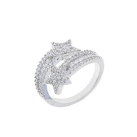 Double Band Star Ring (Gold & Silver)