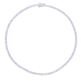 Silver Tennis Necklace