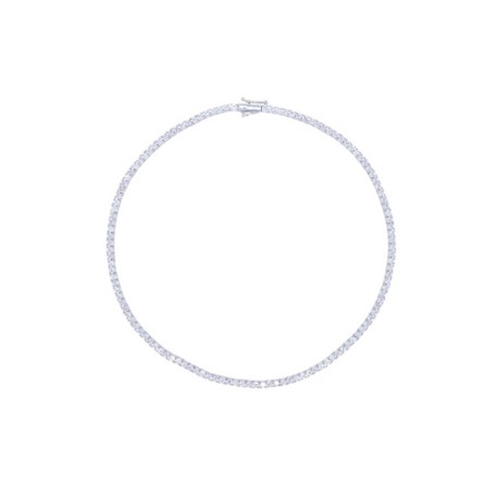 Silver Tennis Necklace