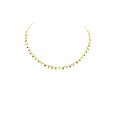 Multiple Color Rainbow Necklace