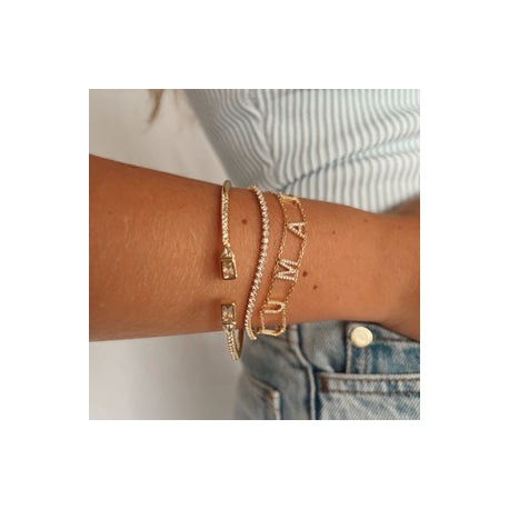 Double Chain Name Bracelet