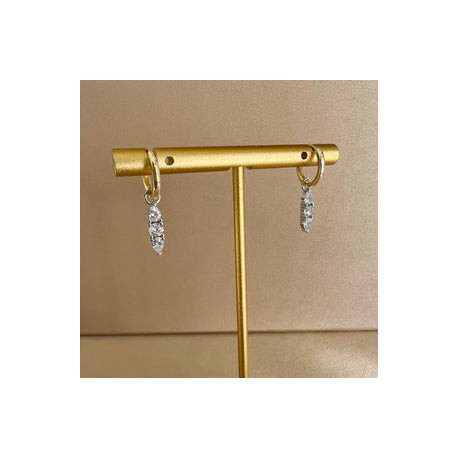 Diamond Figure Hoops