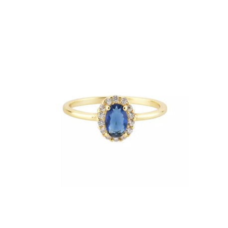 Sapphire Diamond Ring