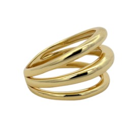 Triple Row Gold Ring