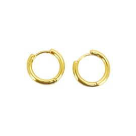 Basic Gold Plain Hoops