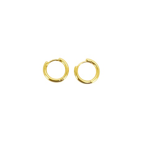 Basic Gold Plain Hoops
