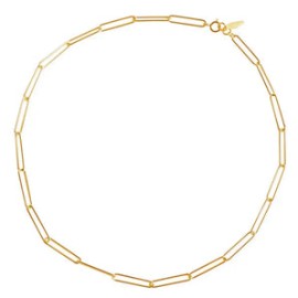 Gold Paperclip Choker