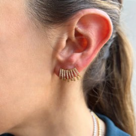 Cluster Gold Studs