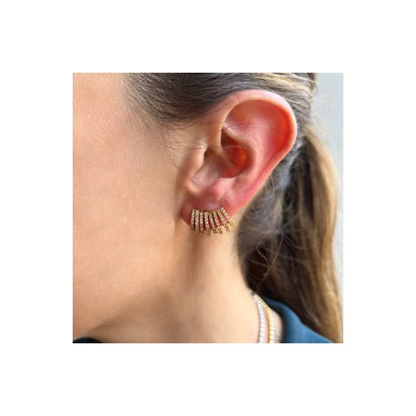 Cluster Gold Studs