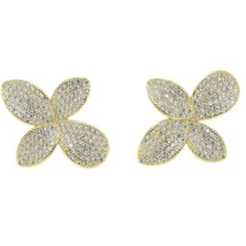 Medium Dahlia Flower Earrings