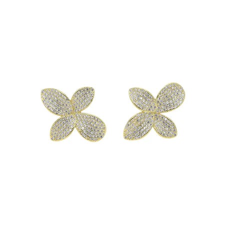 Medium Dahlia Flower Earrings