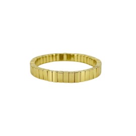 Barrel Gold Bangle