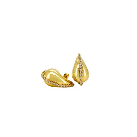Diamond Line Dupe Studs