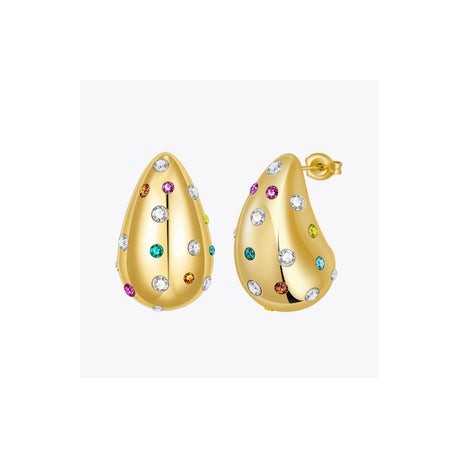 Rainbow Pave Dupe Earrings