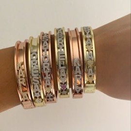 PERSONALIZED CHARM BANGLE