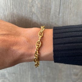 Gold Link Bracelet