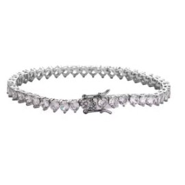 Silver Tennis Prong 4mm
