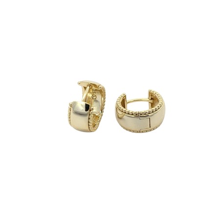 Textured Gold Hoops