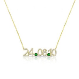 Date or Initials Necklace