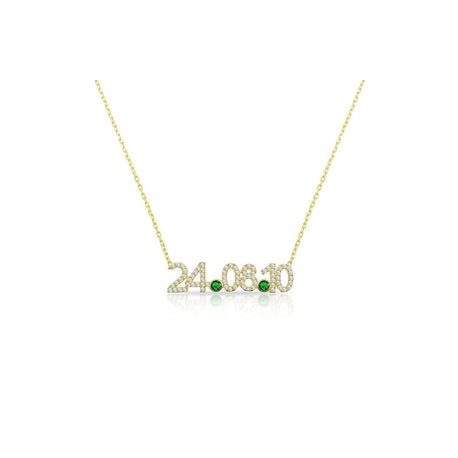 Date or Initials Necklace