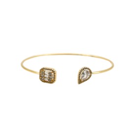 Gold Diamond Cuff