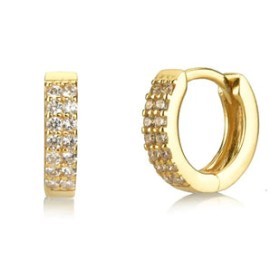 Double Pave Bold Huggies