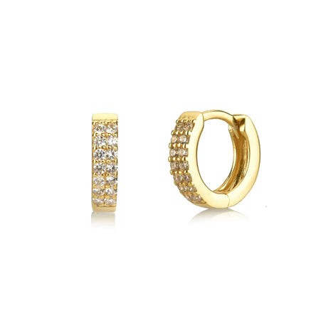 Double Pave Bold Huggies
