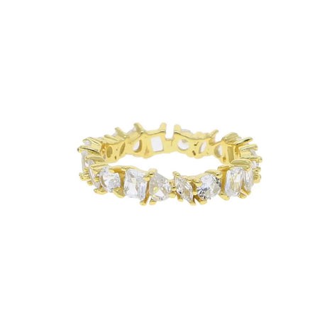 Gold Geometric Band
