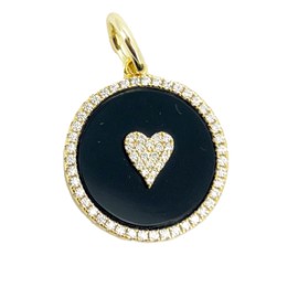 Black Heart Charm