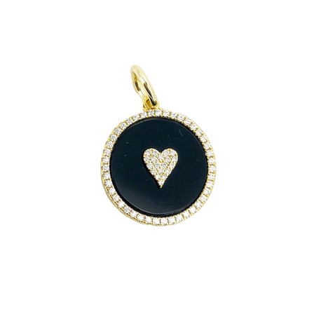 Black Heart Charm