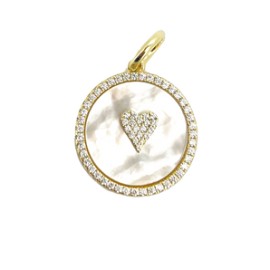 Shell Mini Heart Charm