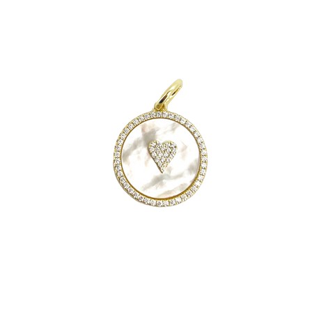 Shell Mini Heart Charm
