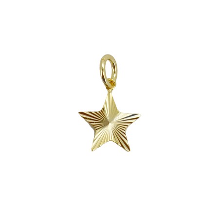 Flutted Star Charm