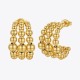 Gold Ball Hoops
