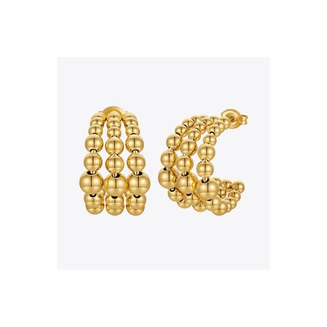Gold Ball Hoops
