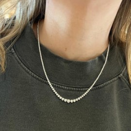 Riviere Tennis Necklace