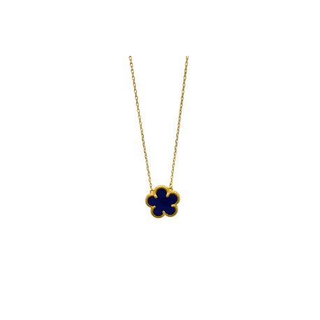 Blue Clove Gold Necklace