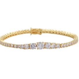 Small to Big Stones Tennis Bracelet