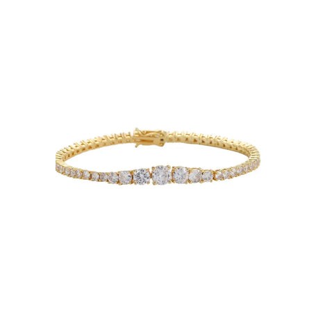 Small to Big Stones Tennis Bracelet