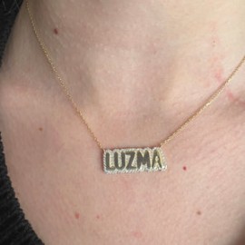 Bubble Pave Necklace