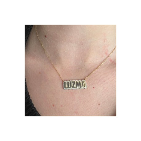 Bubble Pave Necklace