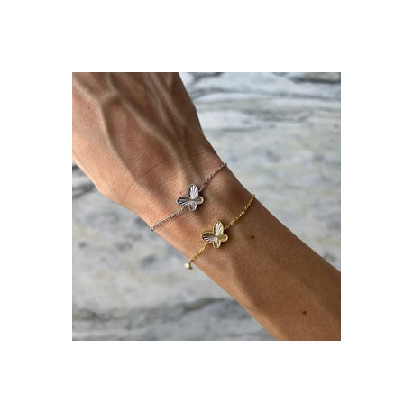 Fluted Butterfly Bracelet