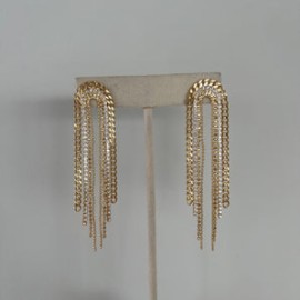 Stripe Gold Chandelier